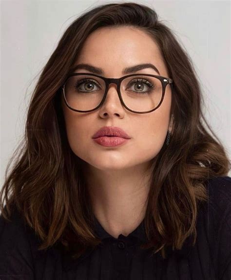 brunette with glasses|32 Handpicked Short Hairstyles for Women with Glasses